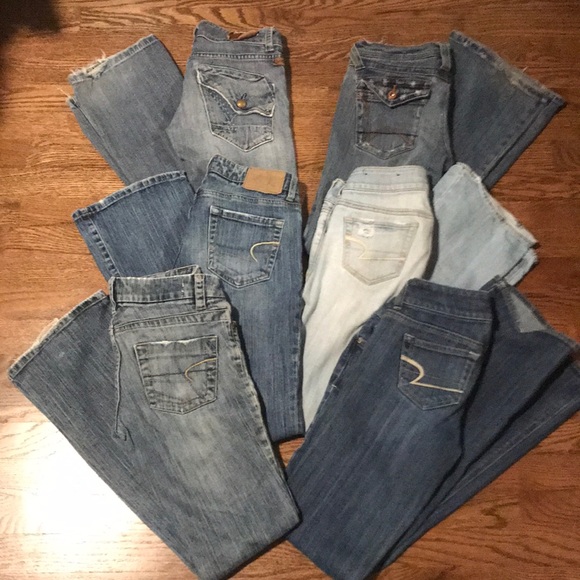 Denim - Six pairs of jeans